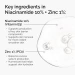 The Ordinary Niacinamide 10% + Zinc 1%, Brightening & Smoothing Serum for Blemish-Prone Skin