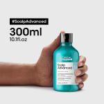 L'Oréal Professionnel Paris Scalp Advanced Anti-Dandruff Dermo-Clarifier Shampoo 300 Ml+L'Oréal Professionnel Liss Unlimited Hair Mask With Pro-Keratin For Rebellious Frizzy Hair, Serie Expert, 250Gm