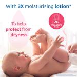 ohnson's Baby Wet Wipes | 216 Wipes | Alcohol & Soap Free | Prevents Rashes & Redness | with 3X Moisturising Lotion | As Mild as Pure Water | Enriched with Glycerin