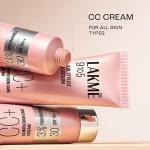 Lakme 9 to 5 CC Cream Beige with 3% Niacinamide Complex SPF30 PA++ | 90% lightweight moisturizing cream for Care & 10% Foundation for Care |Conceals Dark Spots| Brightens Skin |30 g