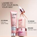 Lakme 9 to 5 CC Cream Beige with 3% Niacinamide Complex SPF30 PA++ | 90% lightweight moisturizing cream for Care & 10% Foundation for Care |Conceals Dark Spots| Brightens Skin |30 g