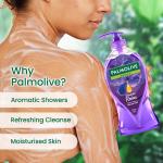 Palmolive Aroma Absolute Relax Body Wash, Gel Based Shower Gel with 100% Natural Ylang Ylang Essential Oil & Iris Extracts - pH Balanced, No Parabens, No Silicones, 750ml Pump