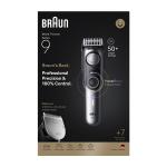 Braun All-in-One Trimmer for Men BT9520, Cordless with 180-Min Runtime, Lifetime Sharp Metal Blades, Waterproof, Precision Comb, 50+ Length Settings, Premium Case, 8-in-1