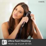 Nova NHS 901 Temperature Control Hair Straightner for Women (Black)