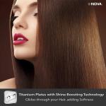 Nova NHS 901 Temperature Control Hair Straightner for Women (Black)