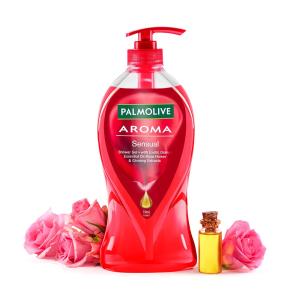 Palmolive Body Wash Aroma Sensual, Shower Gel 750ml Pump, Body Wash for Women & Men, PH Balanced Bodywash Shower Gel, Free Of Parabens And Silicones