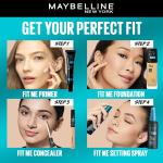 Maybelline New York Setting Spray, Transfer-proof, 24H Oil-Control Formula With Witch Hazel, Fit Me Matte + Poreless, 60 ml
