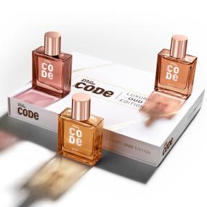 Wild Stone CODE Luxury OUD Eau De Parfum Gift Set For Men | 3x50ml - Regal, Imperial & Glory | Premium EDP Perfumes | Long-Lasting Fragrances | Royal & Elegant Oud Fragrance Scent